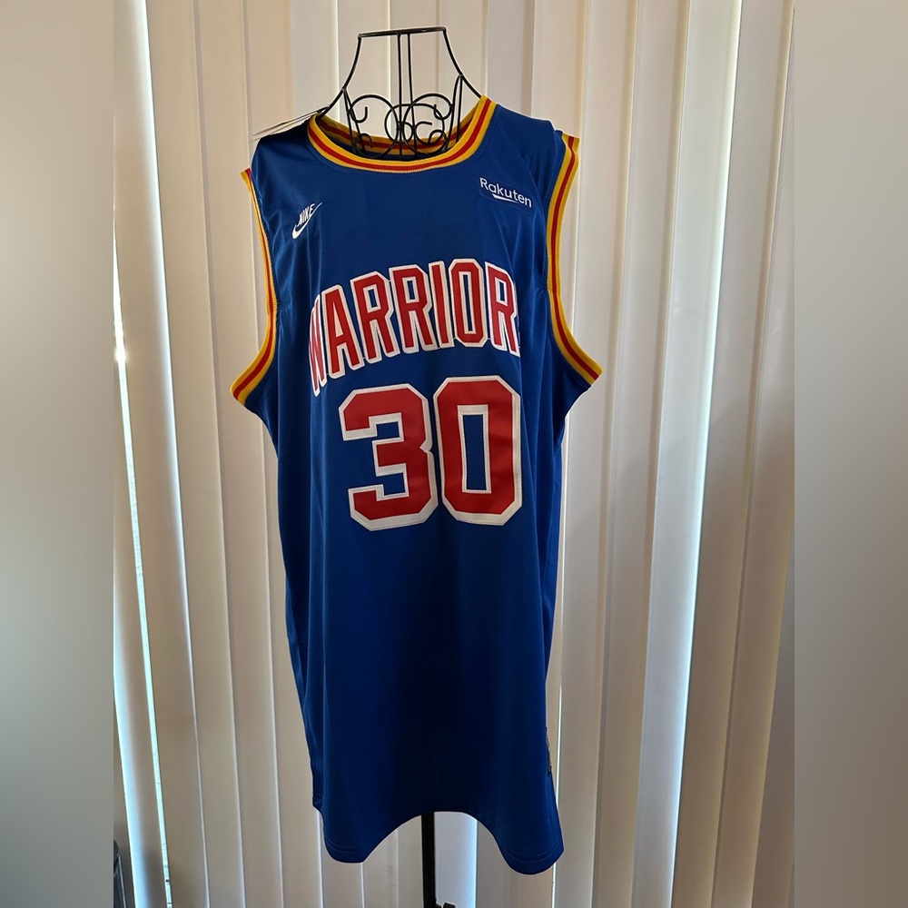 Nike Blue Warrior Basketball Jersey NWT XXL